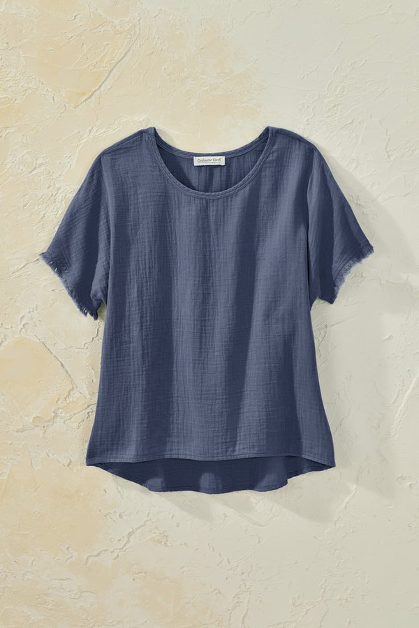 Summer Breeze Gauze Dolman Top
