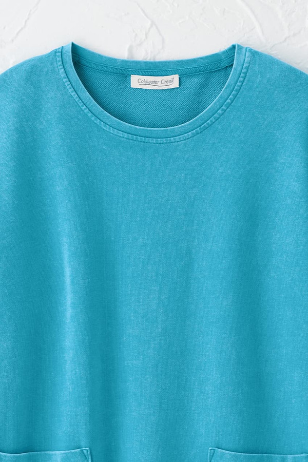 French Terry Pocket Top - Coldwater Creek French Terry Pocket Top - Coldwater Creek