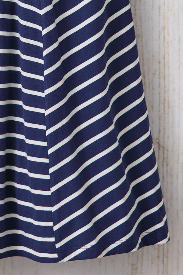 Striped Knit Maxi Skirt