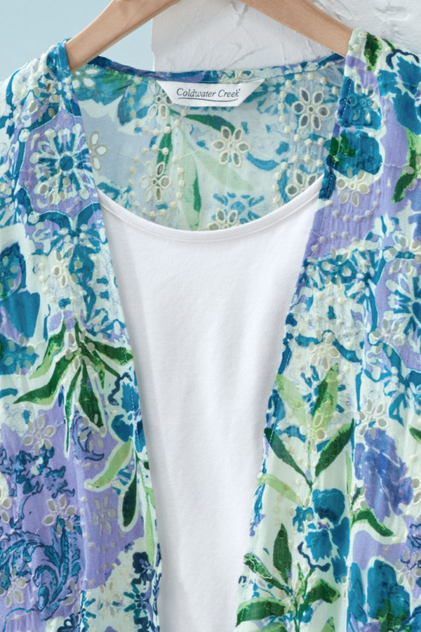 Eyelet Medley Topper