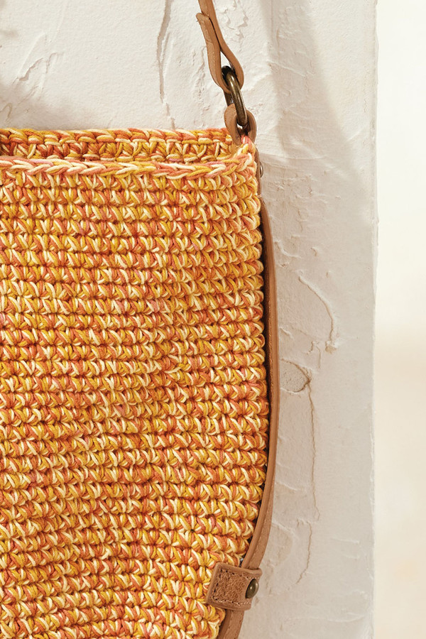 Sunset Woven Crossbody Bag - Coldwater Creek