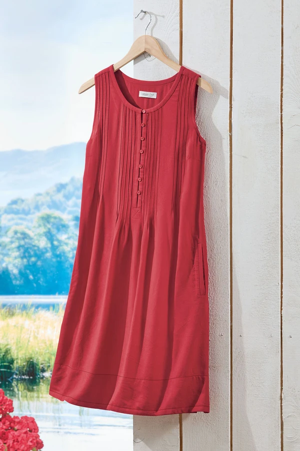 Darby Pintucked Dress