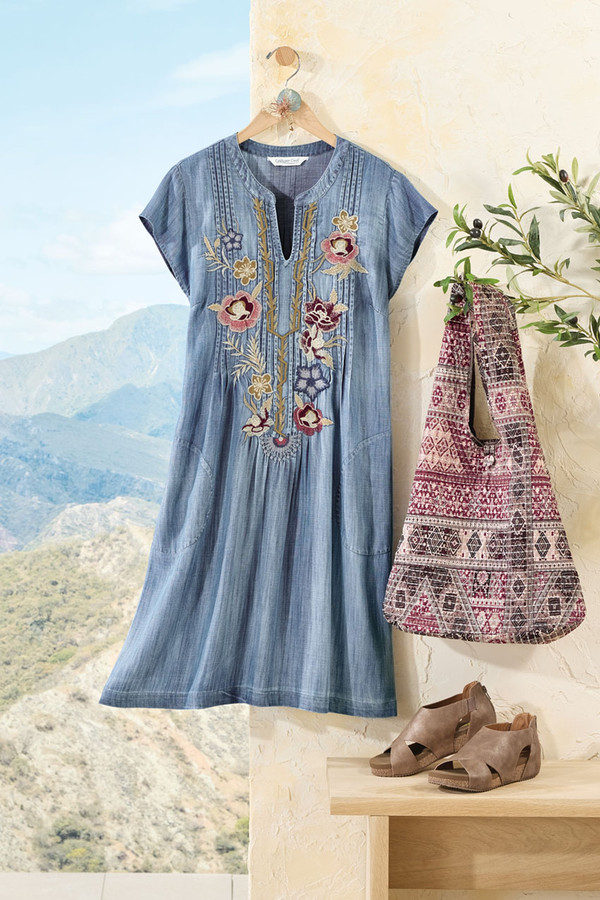 Mountain Flora TENCEL™ Dress - Coldwater Creek