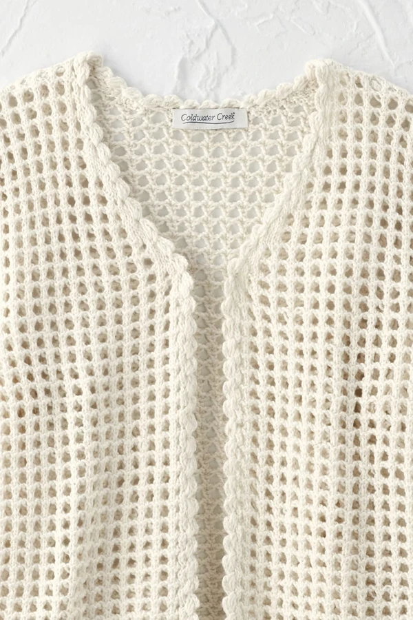 Latticed Sweater Shrug