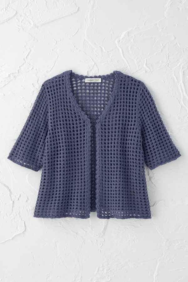Latticed Sweater Shrug