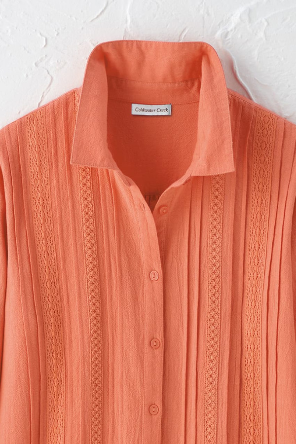 Summer Light Button-Front Tunic