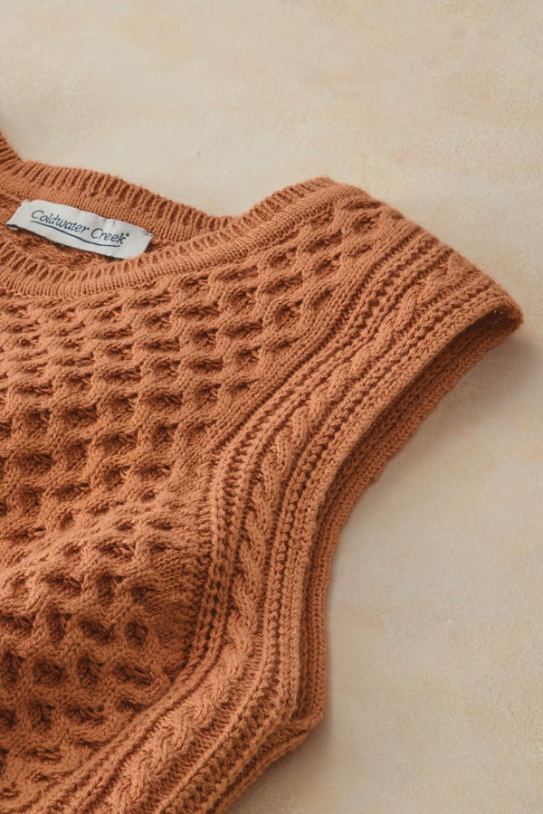 Honeycomb Sweater Tank