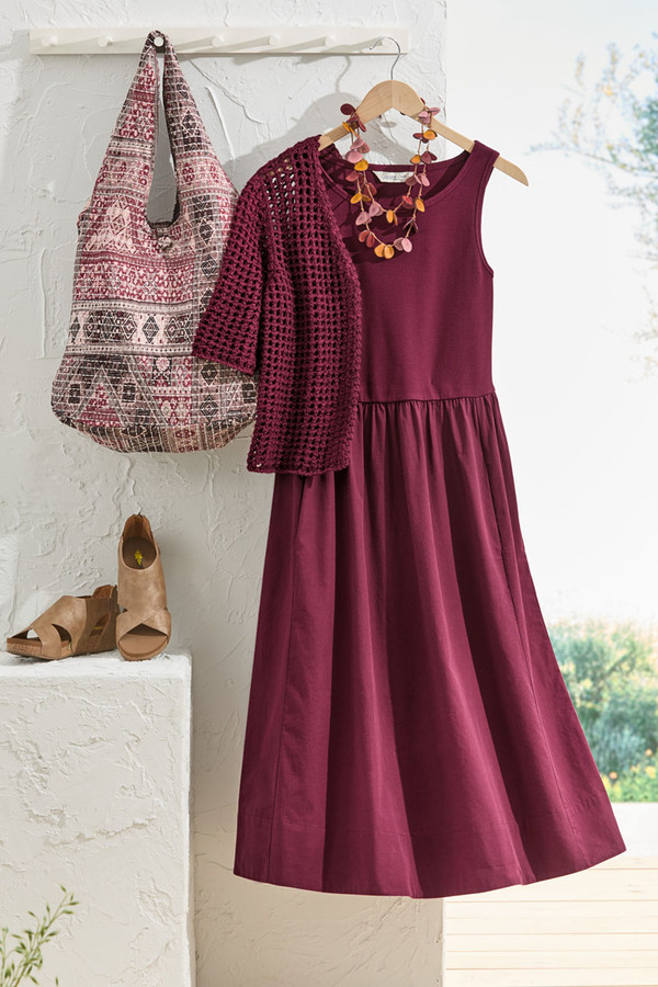 Effortless Mixed Media Dress - Coldwater Creek