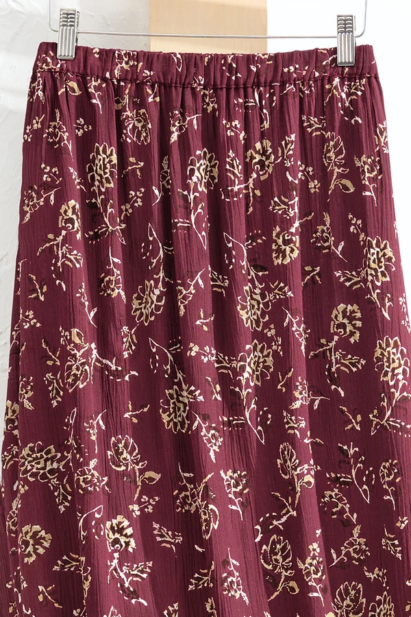 Meadow Melody Crinkle Skirt