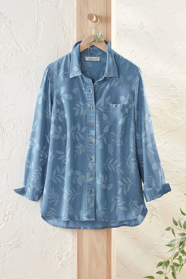 Floral TENCEL™ Big Shirt
