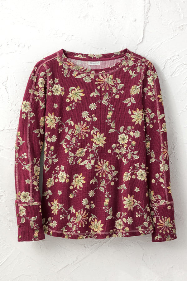 Valley Floral Waffle Tee