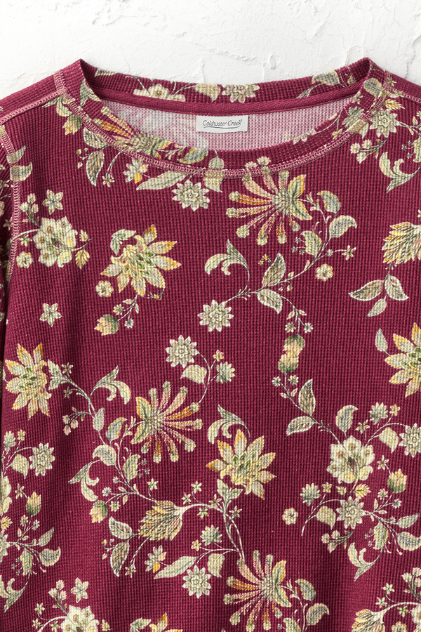 Valley Floral Waffle Tee