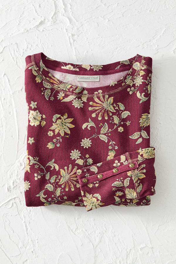 Valley Floral Waffle Tee