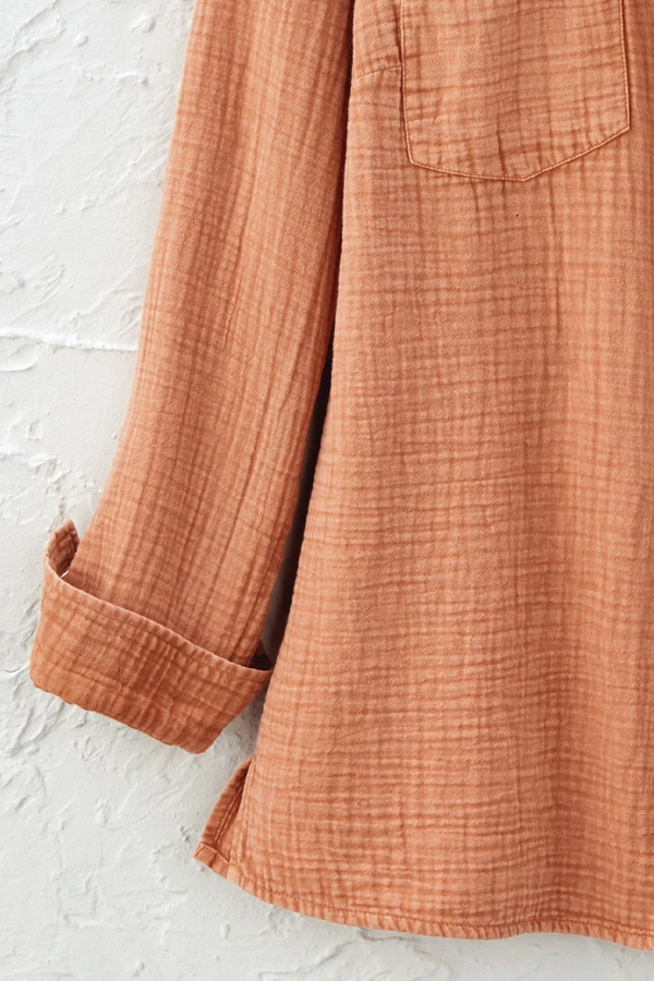 Vintage Wash Gauze Big Shirt