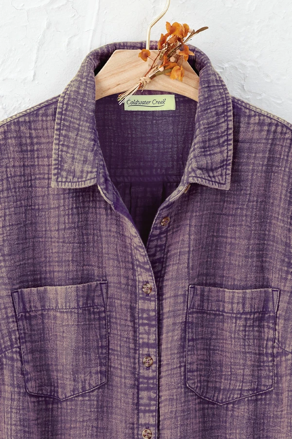 Vintage Wash Gauze Big Shirt
