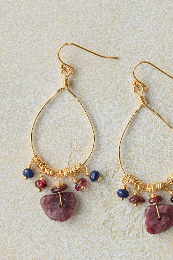 Drops of Stone Earrings