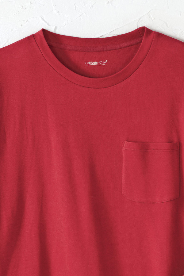 #BestCotton™ Long Sleeve Boxy Pocket Tee