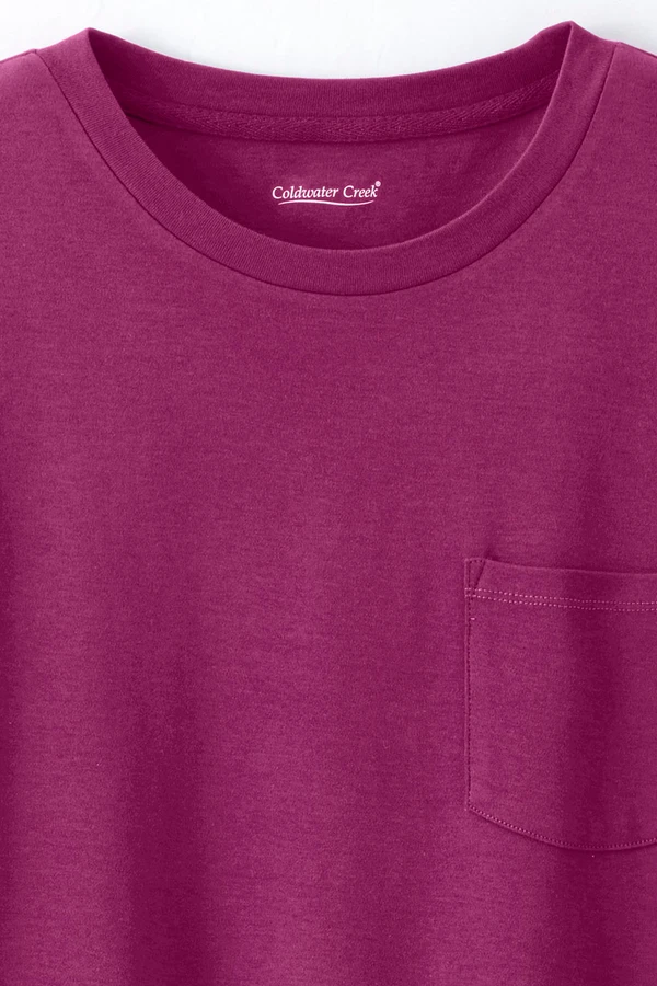 #BestCotton™ Long Sleeve Boxy Pocket Tee