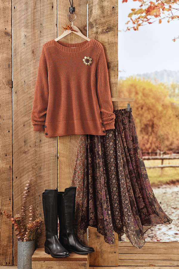 Elara Shaker Sweater