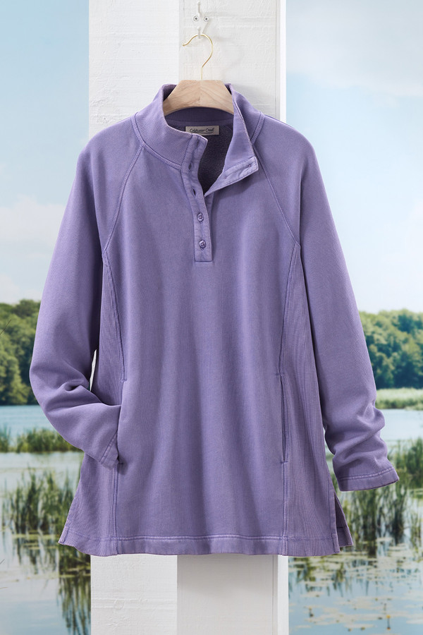 Weekend Popover Sweatshirt - Coldwater Creek