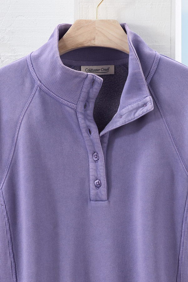 Weekend Popover Sweatshirt - Coldwater Creek