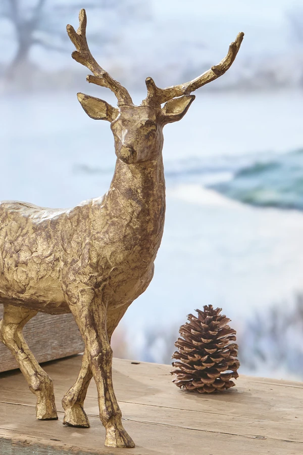 Golden Deer Duo, Set of 2