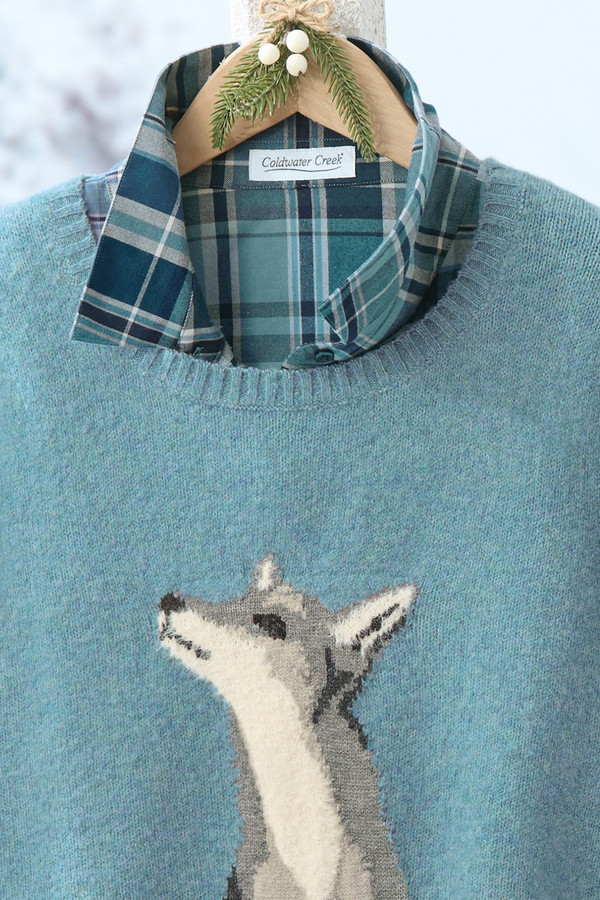 Arctic Fox Sweater - Coldwater Creek