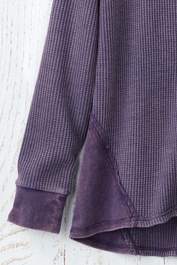 Seamed Waffle Tee - Coldwater Creek