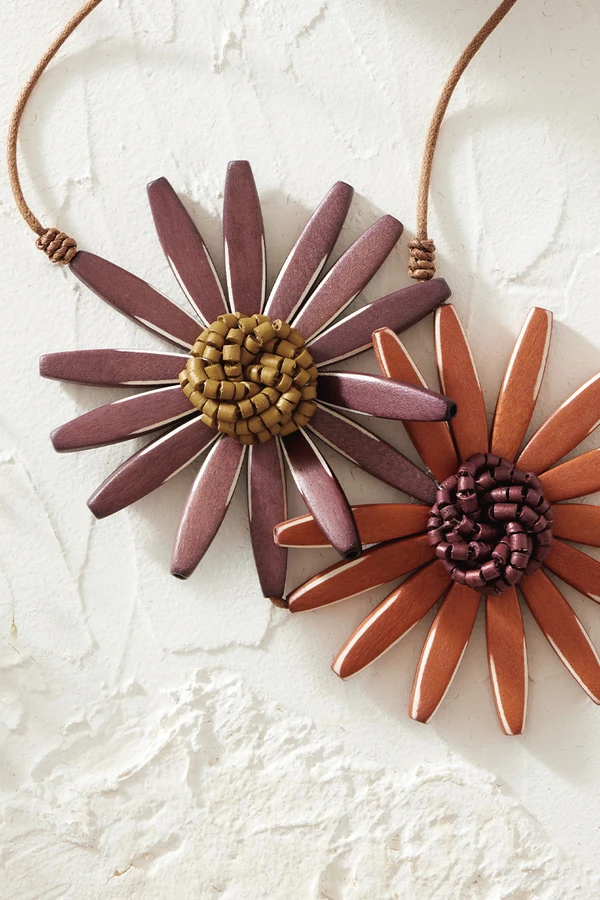 Amaya Double Flower Necklace by Sylca®