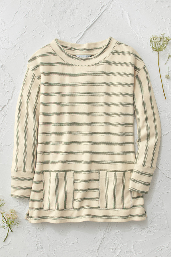 Defining Lines Tunic Sweatshirt