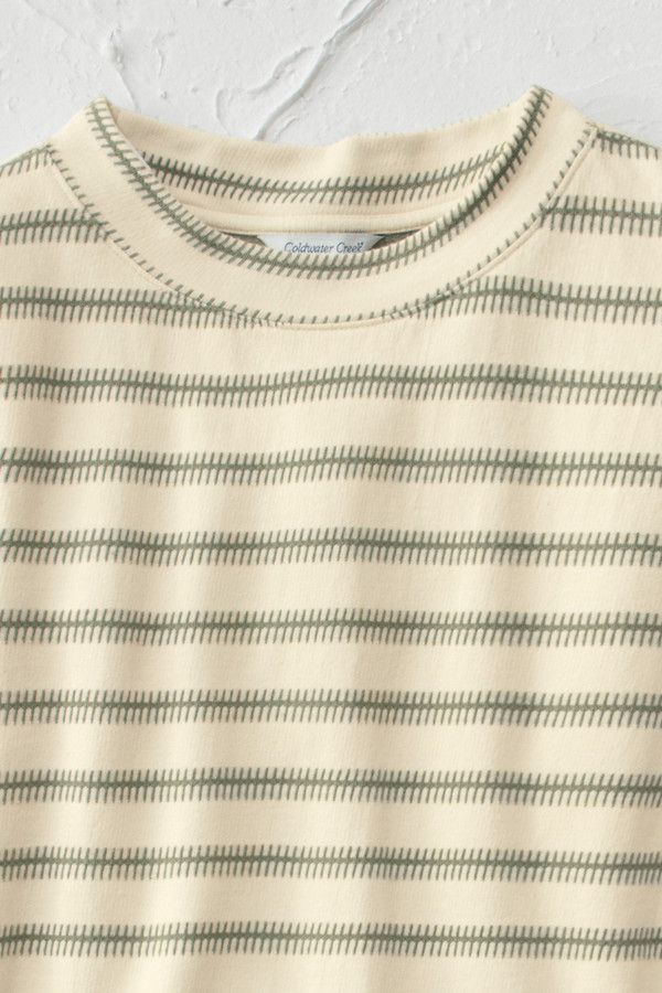 Defining Lines Tunic Sweatshirt