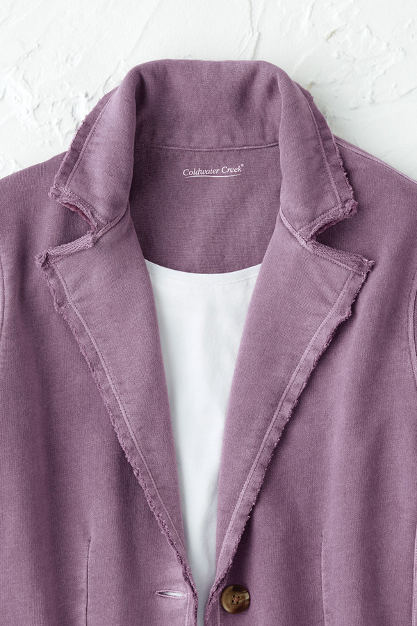 French Terry Knit Blazer - Coldwater Creek