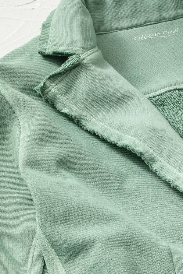French Terry Knit Blazer