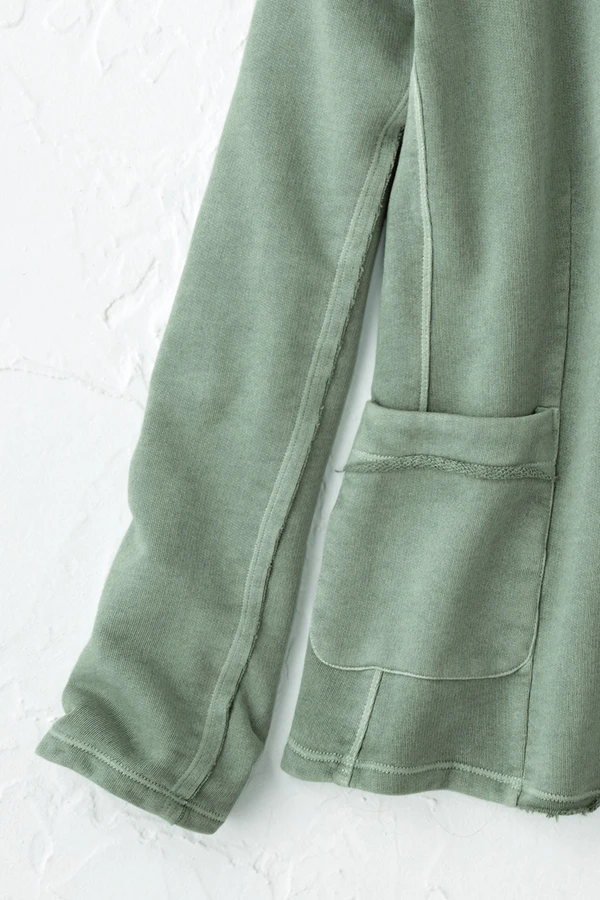 French Terry Knit Blazer