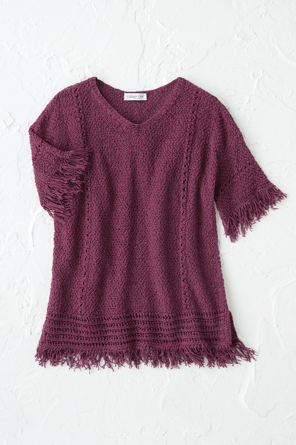 Fringe Delight Sweater - Coldwater Creek
