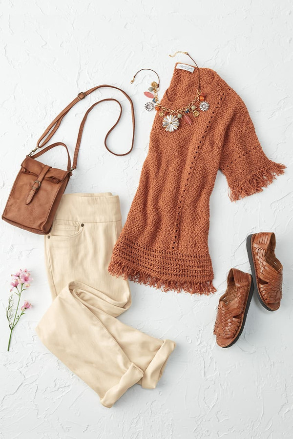 Fringe Delight Sweater - Coldwater Creek