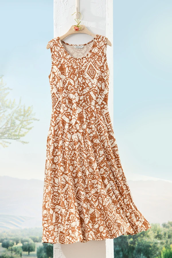 Sunset Drift Knit Dress