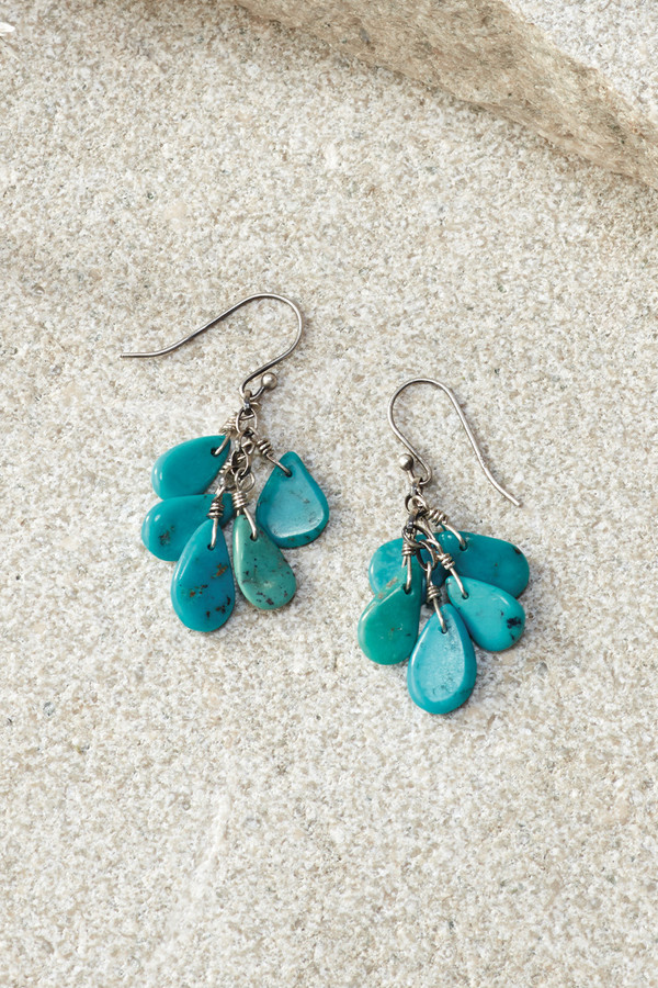 Cloudburst Earrings by Peyote Bird