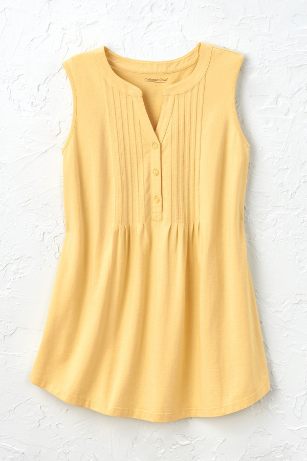 Lovely Layers Pintuck Tank