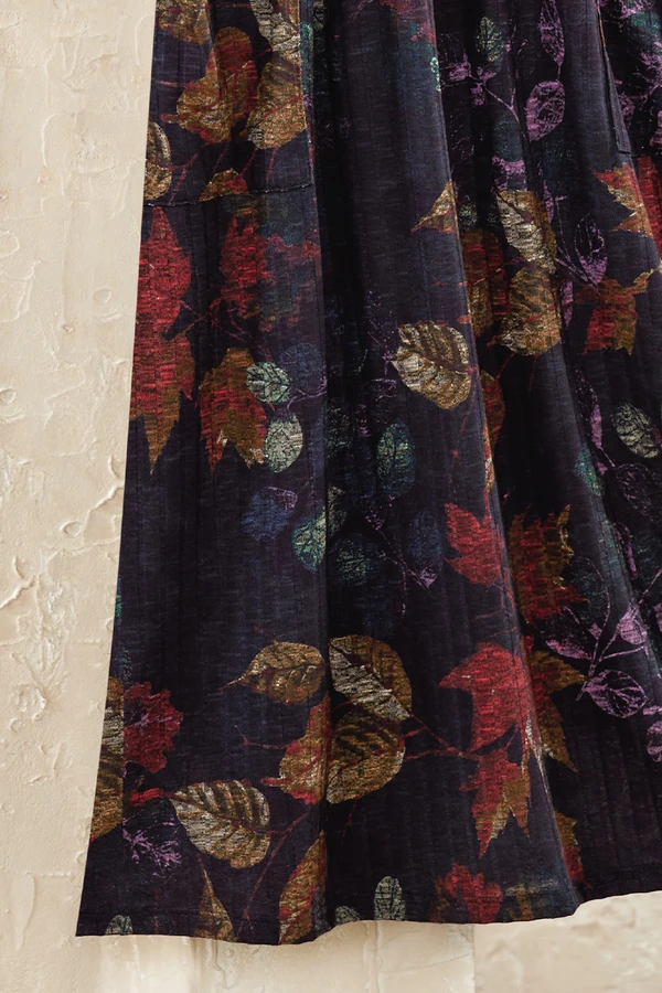 Autumn Leaves Knit Dress