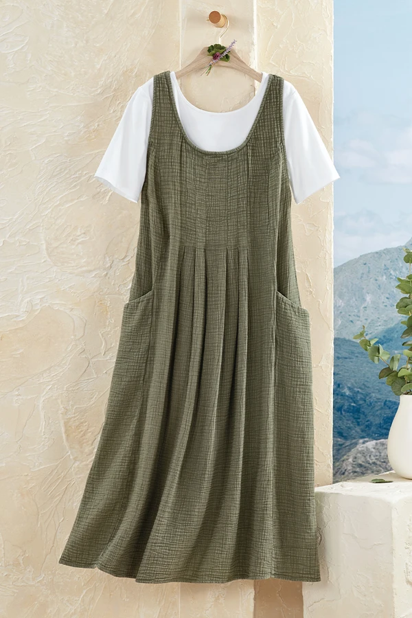 Vintage-Wash Gauze Jumper