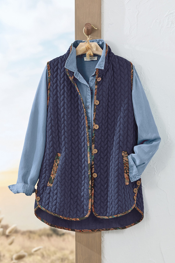Artful Twist Vest