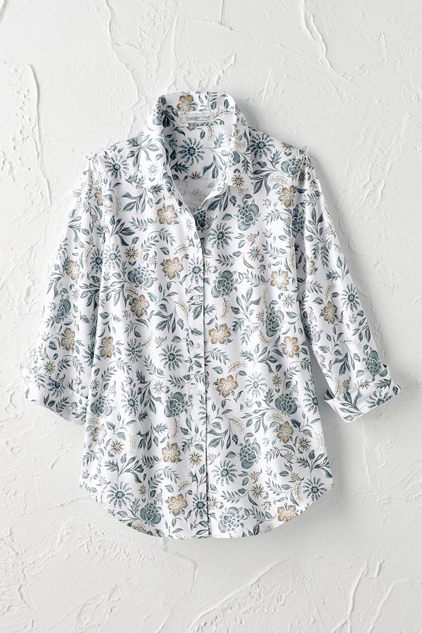 Fleuresse 3/4 Sleeve No-Iron Shirt