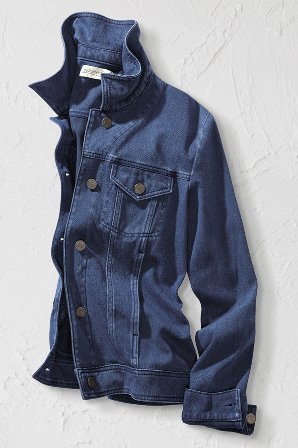 LightTouch Knit Denim Jacket