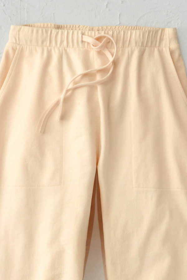 Tulip Hem Pull-On Cropped Sweatpants