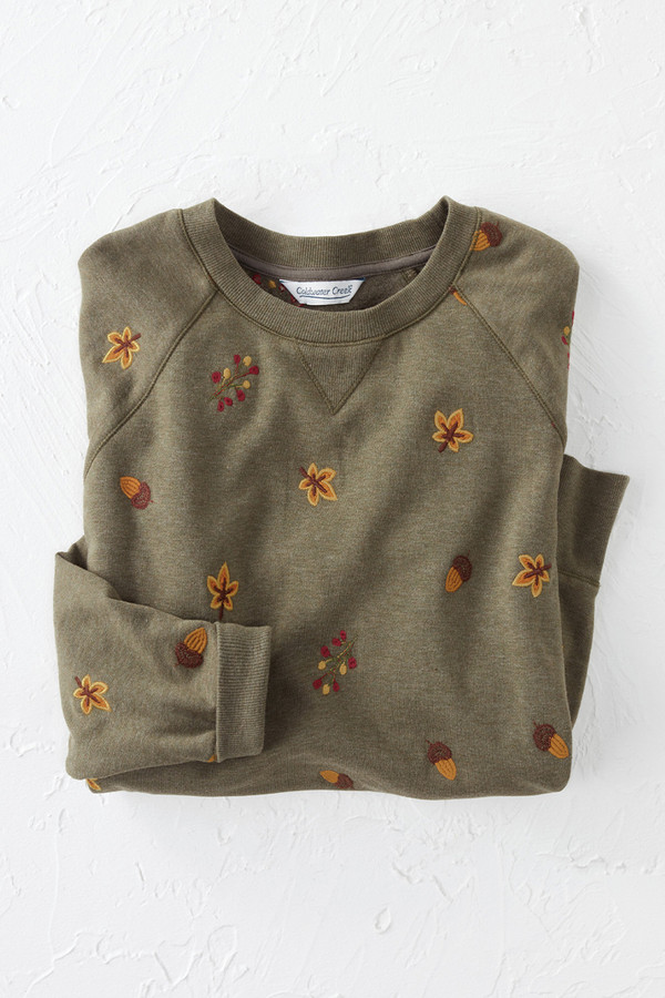 Harvest Path Embroidered Sweatshirt
