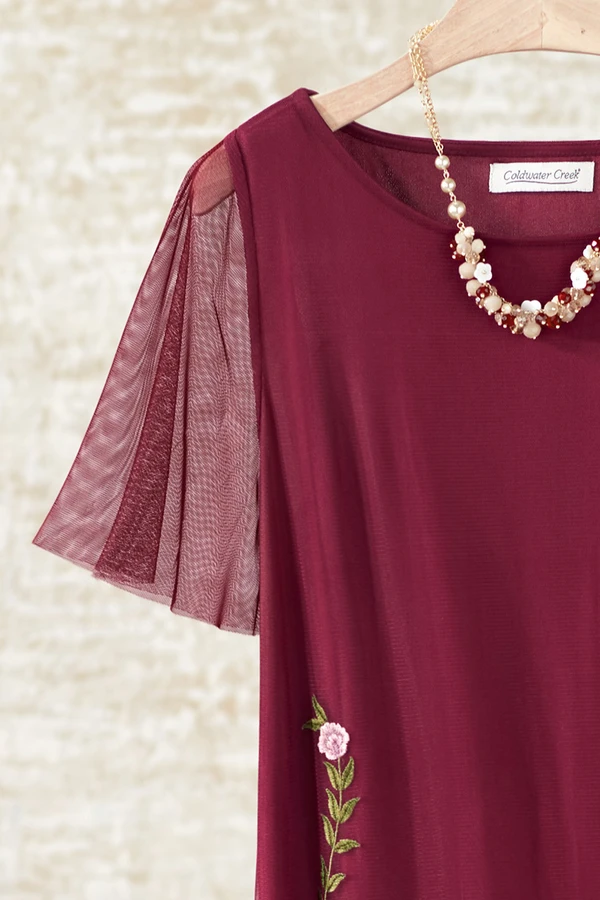 Quiet Enchantment Mesh Dress