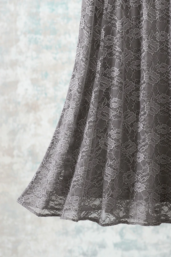 Stretch Lace Maxi Skirt