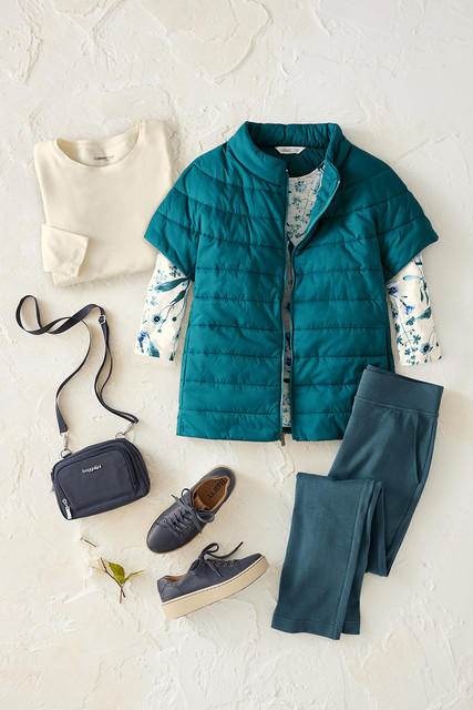 WanderLite® Cap Sleeve Puffer Vest - Coldwater Creek