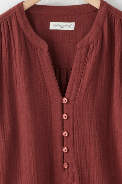 Summer Breeze Gauze Pullover - Coldwater Creek